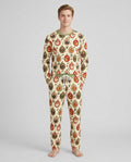 Chicken Merry Clucking Christmas Bamboo Men's Pajama Set