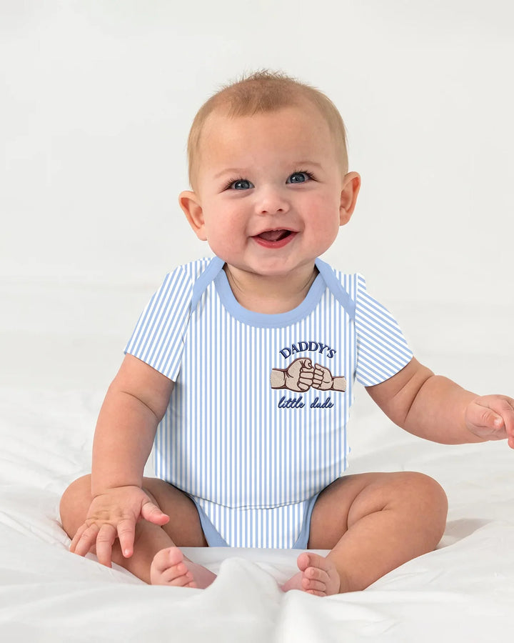 Embroidered Daddy's Little Bamboo Bodysuit