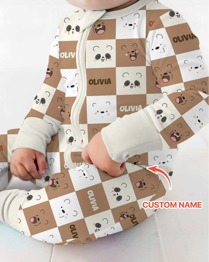 I Am Baby Bears Bamboo Convertible Zippy