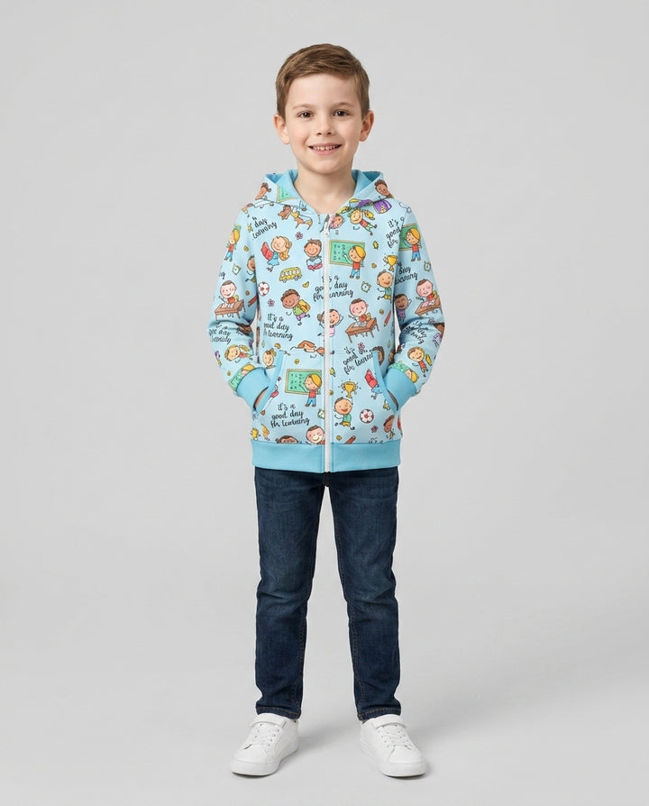 Little Learners Adventure Bamboo Zip Hoodie