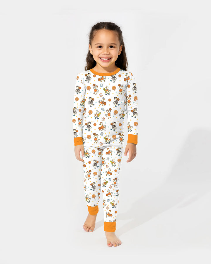 Template Bamboo Two Piece Long Sleeve Pyjamas Set