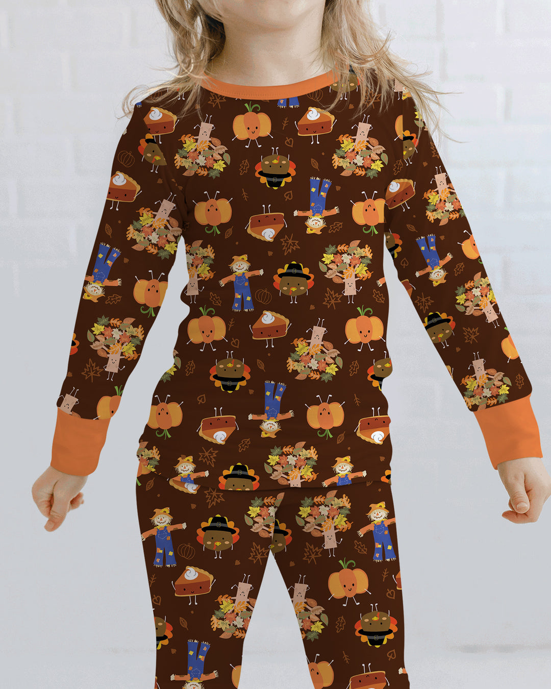 Template Bamboo Two Piece Long Sleeve Pyjamas Set