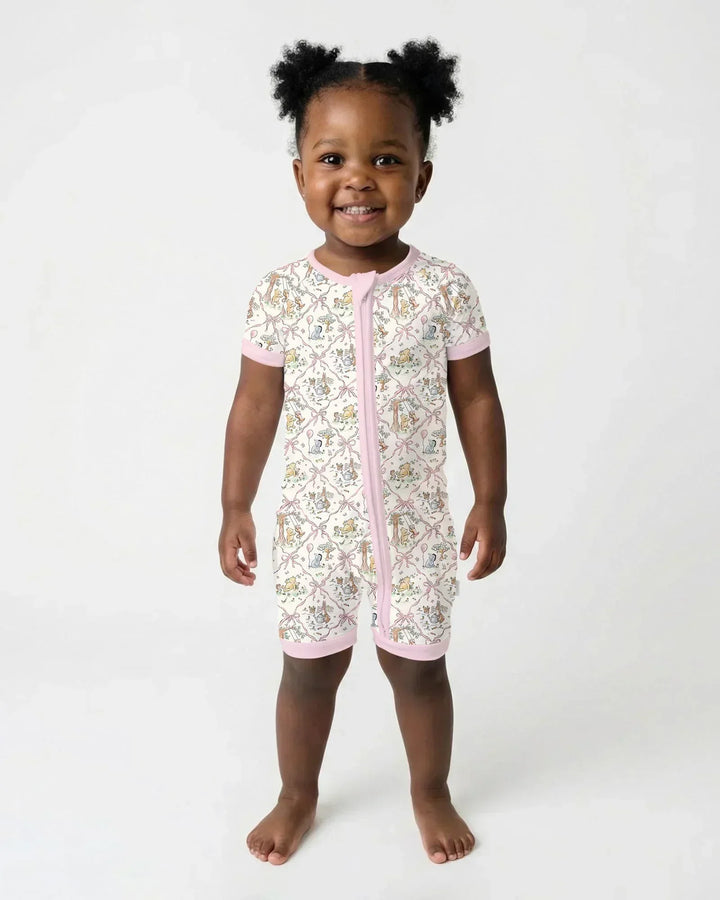 Spring Meadow Friends Bamboo Shorty Zippy