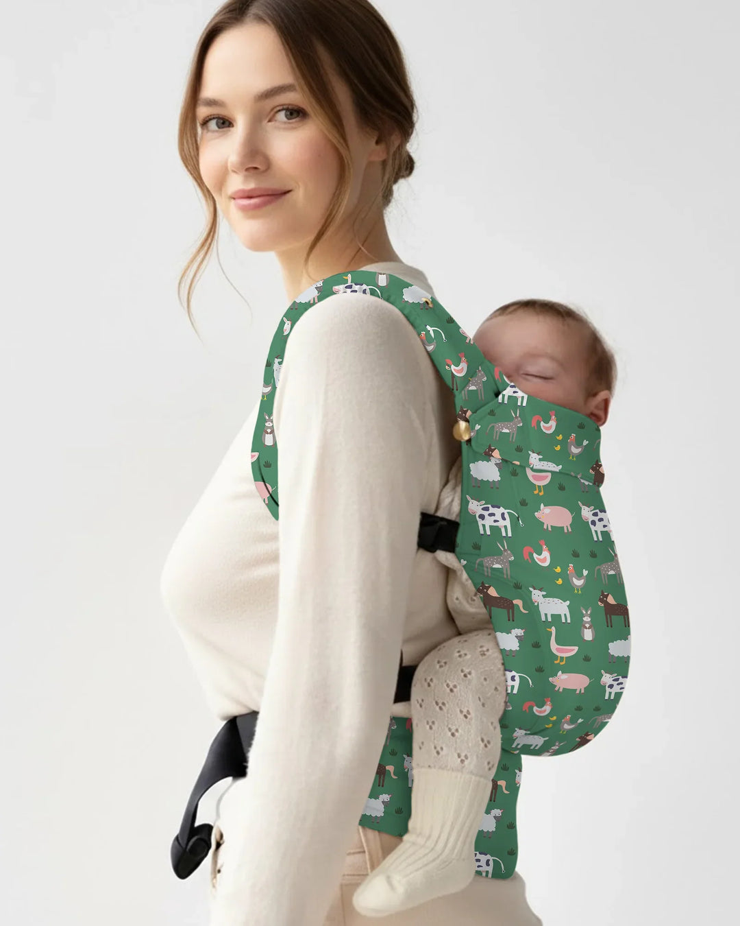 Cute Farm Animals Meadow Baby Carrier