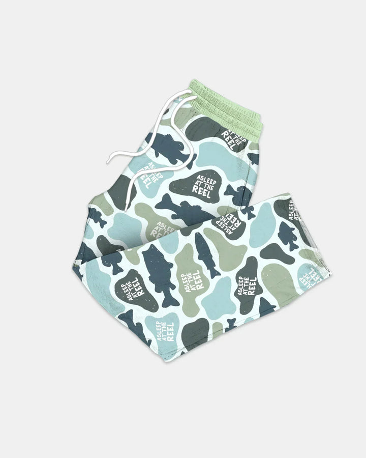Asleep At The Reel Matching Daddy & Me Bamboo Men's Pajama Set