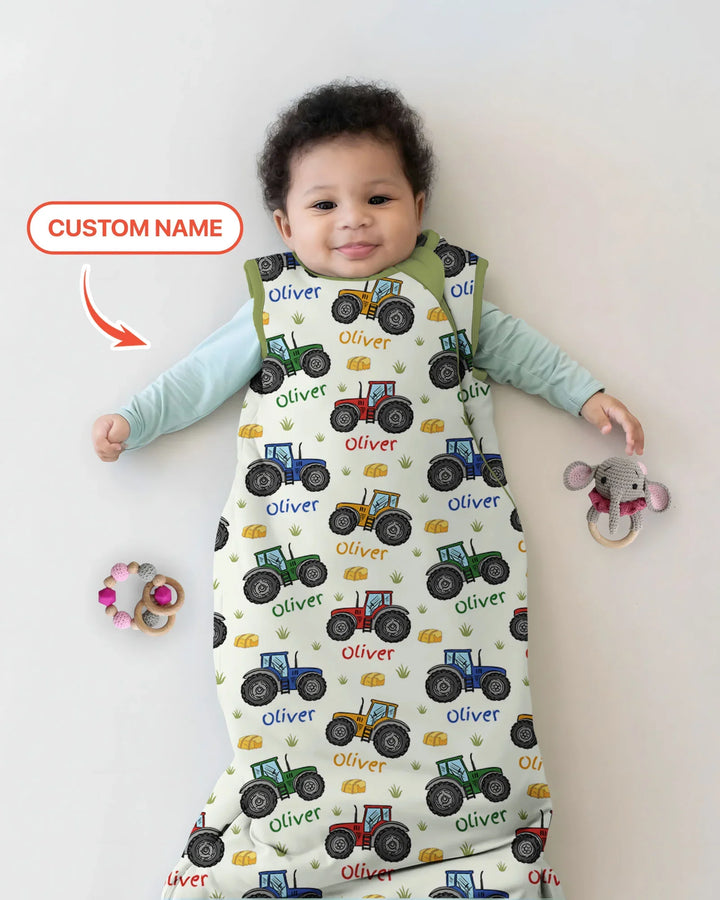 Custom Name A Little Dirt Never Hurt Bamboo Sleep Bag