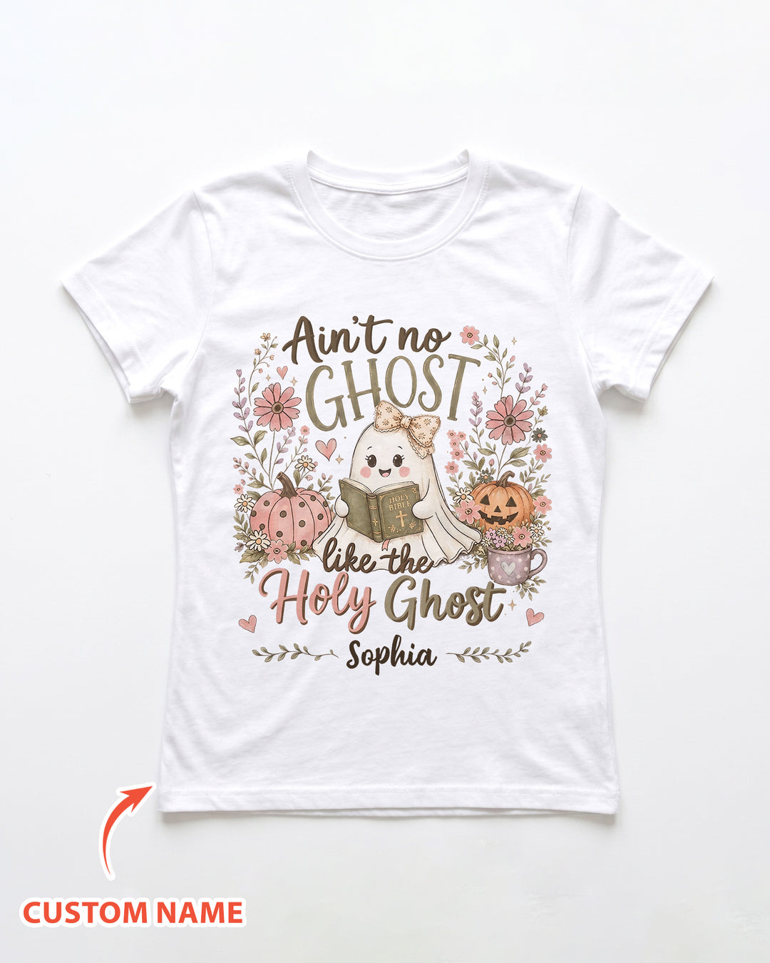 Holy Ghost Halloween Bamboo Women T-Shirt