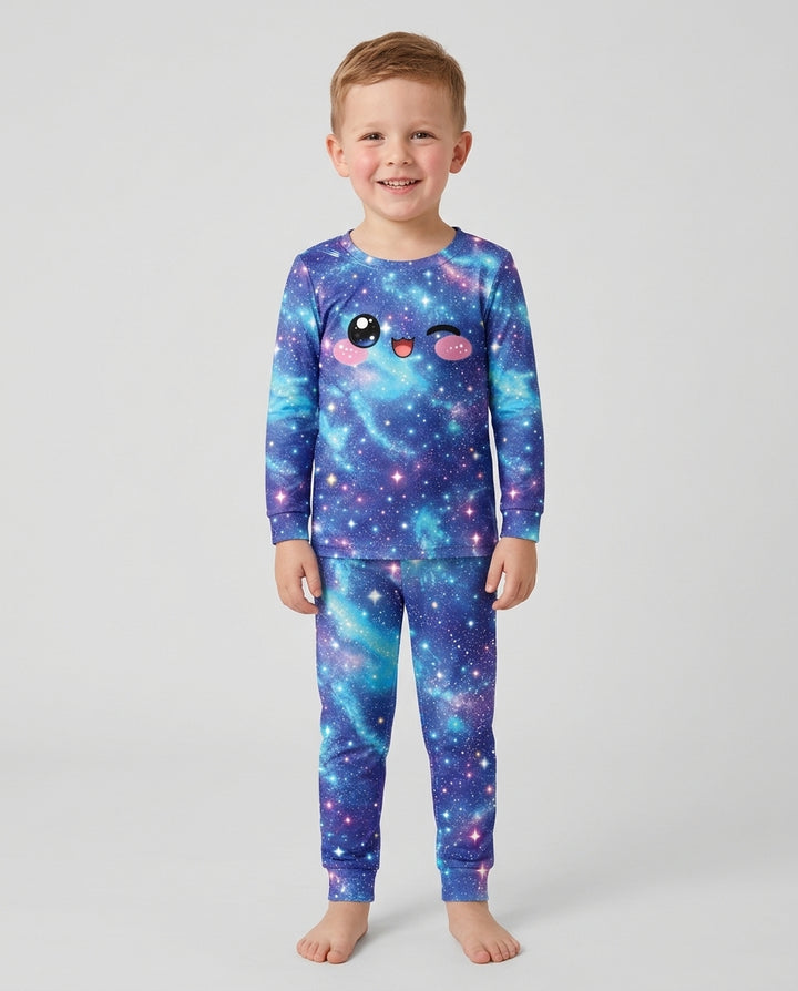 Matching Squishy Dumplings Costume Bamboo Two Piece Long Sleeve Pajama Set
