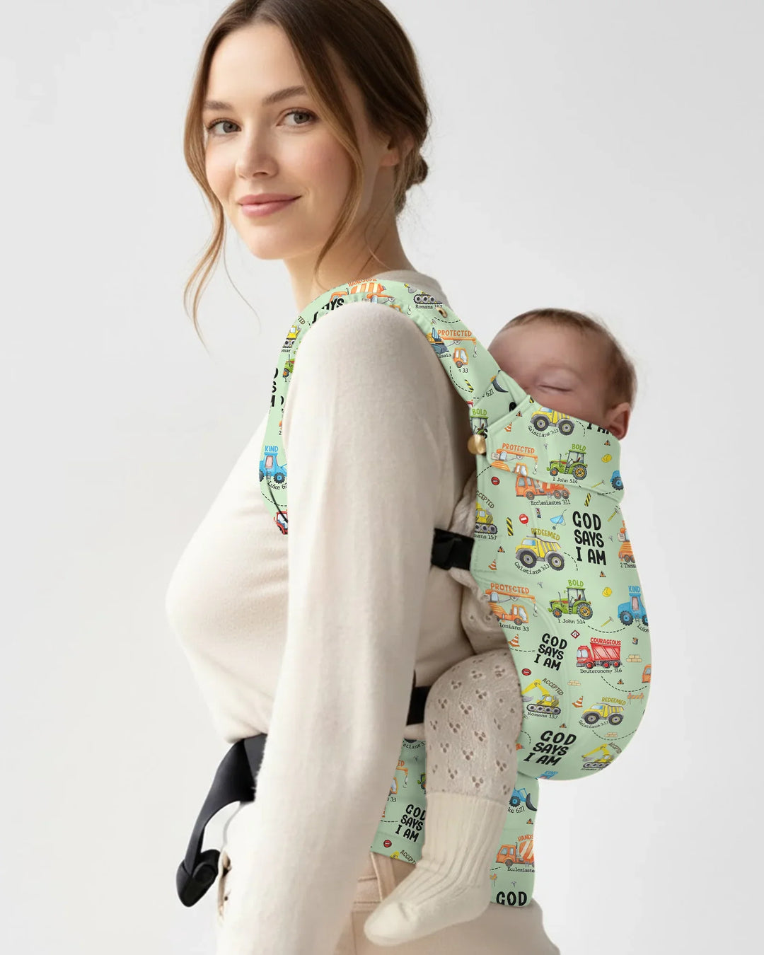 God Says I Am Construction Baby Carrier