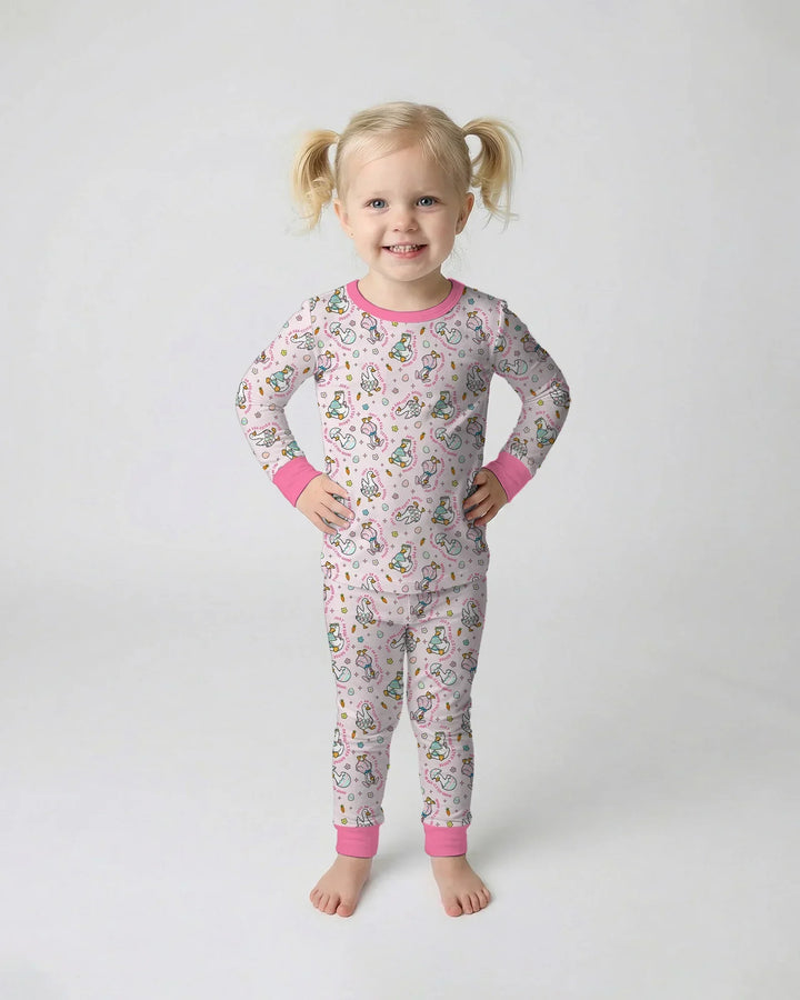 Easter Silly Goose Bamboo Two Piece Long Sleeve Pajama Set