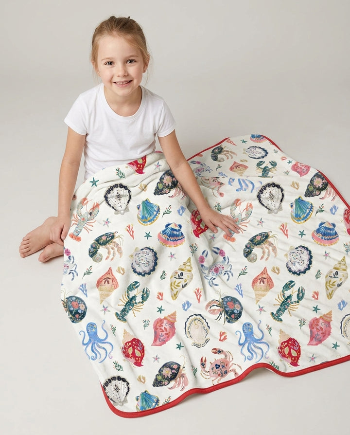 Preppy Coastal Bamboo Blanket