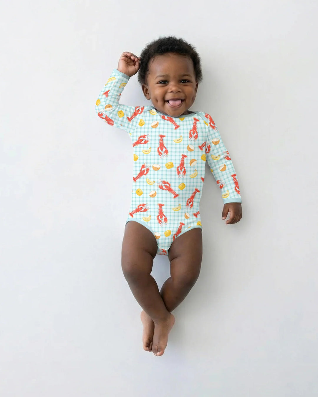 Preppy Crawfish Season Bamboo Bodysuit