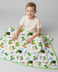 Brave Gator Days Bamboo Blanket