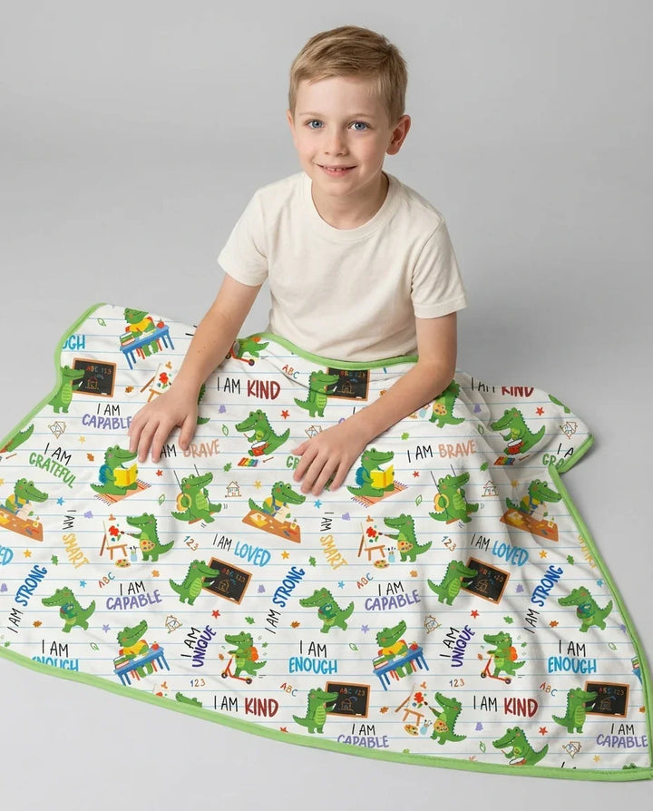 Brave Gator Days Bamboo Blanket