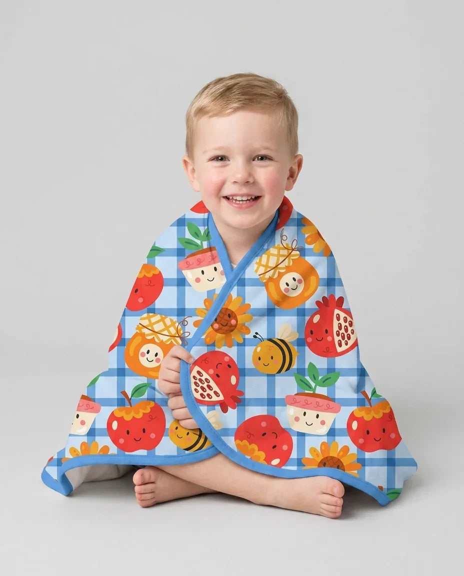 Sweet New Year Bamboo Blanket