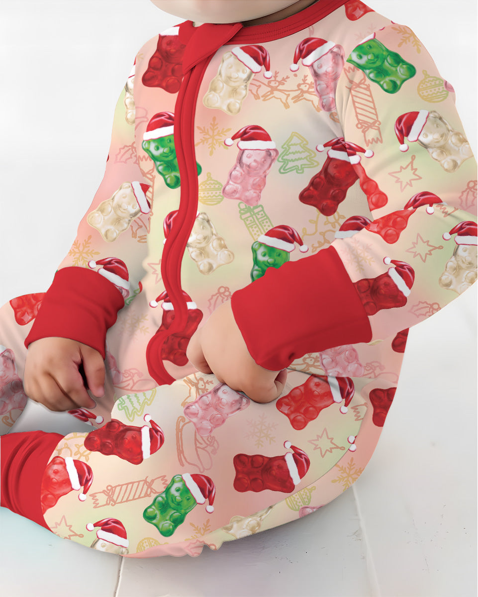Gummy Bear Santa Christmas Bamboo Convertible Zippy
