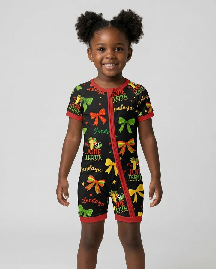 My 1st Juneteenth Bamboo Shorty Zippy