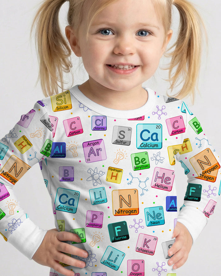 Science Elements Bamboo Two Piece Long Sleeve Pajama Set