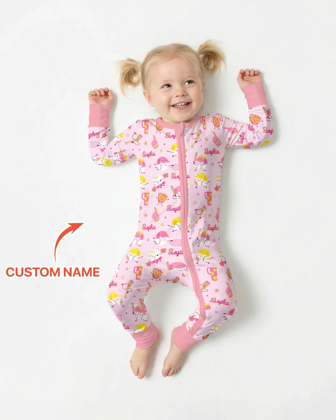 Baseball Mama and Mini Matching Bamboo Convertible Zippy