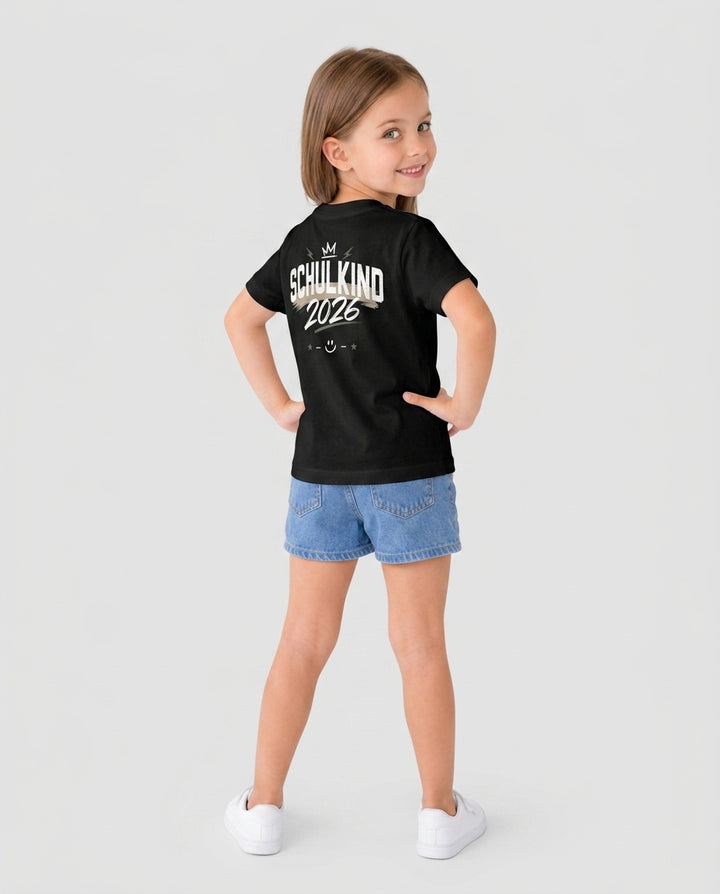 Custom Name First Day of School 2026 Bamboo Crewneck T-Shirt