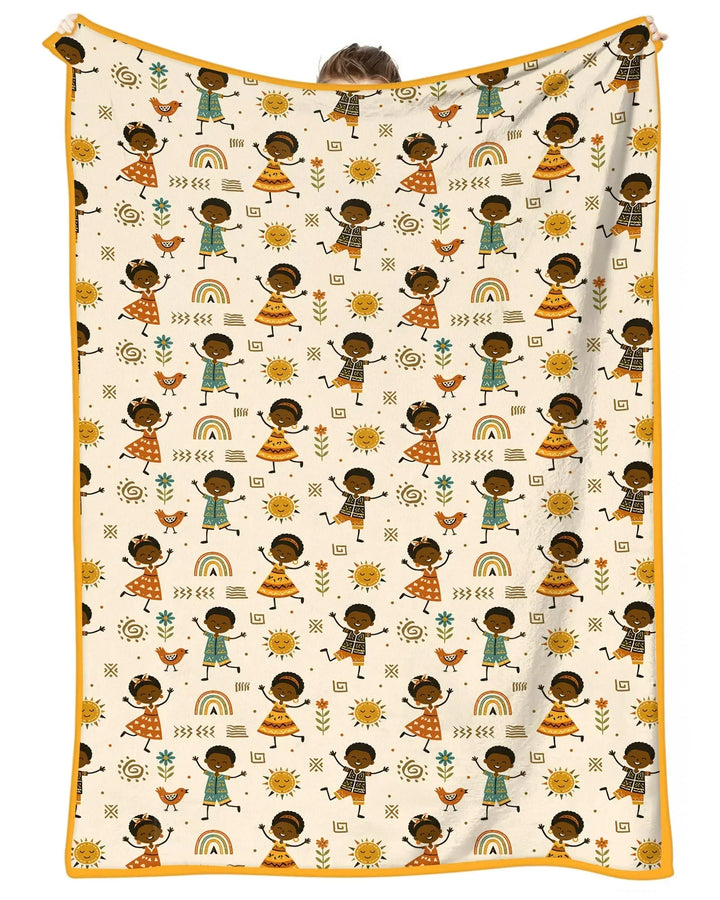 Cute African Heritage Bamboo Blanket