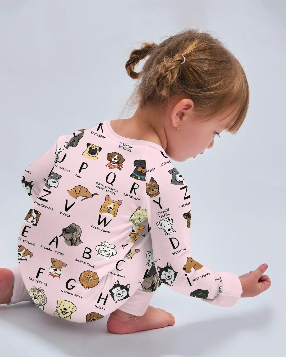 Funny Dogs Alphabet Bamboo Convertible Zippy