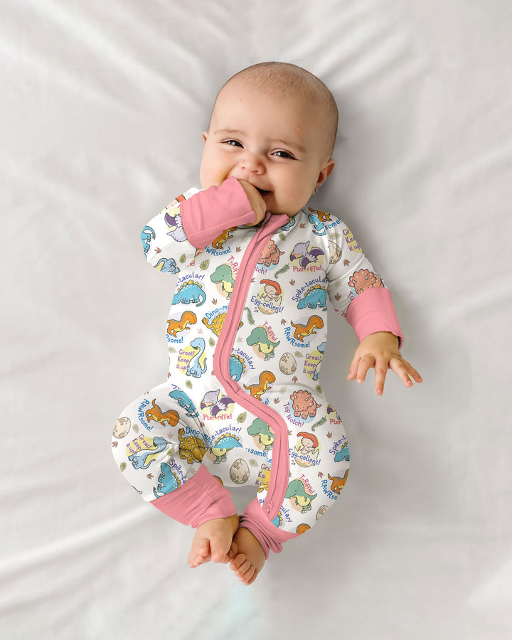 Cute Dinosaur Pun Bamboo Convertible Zippy