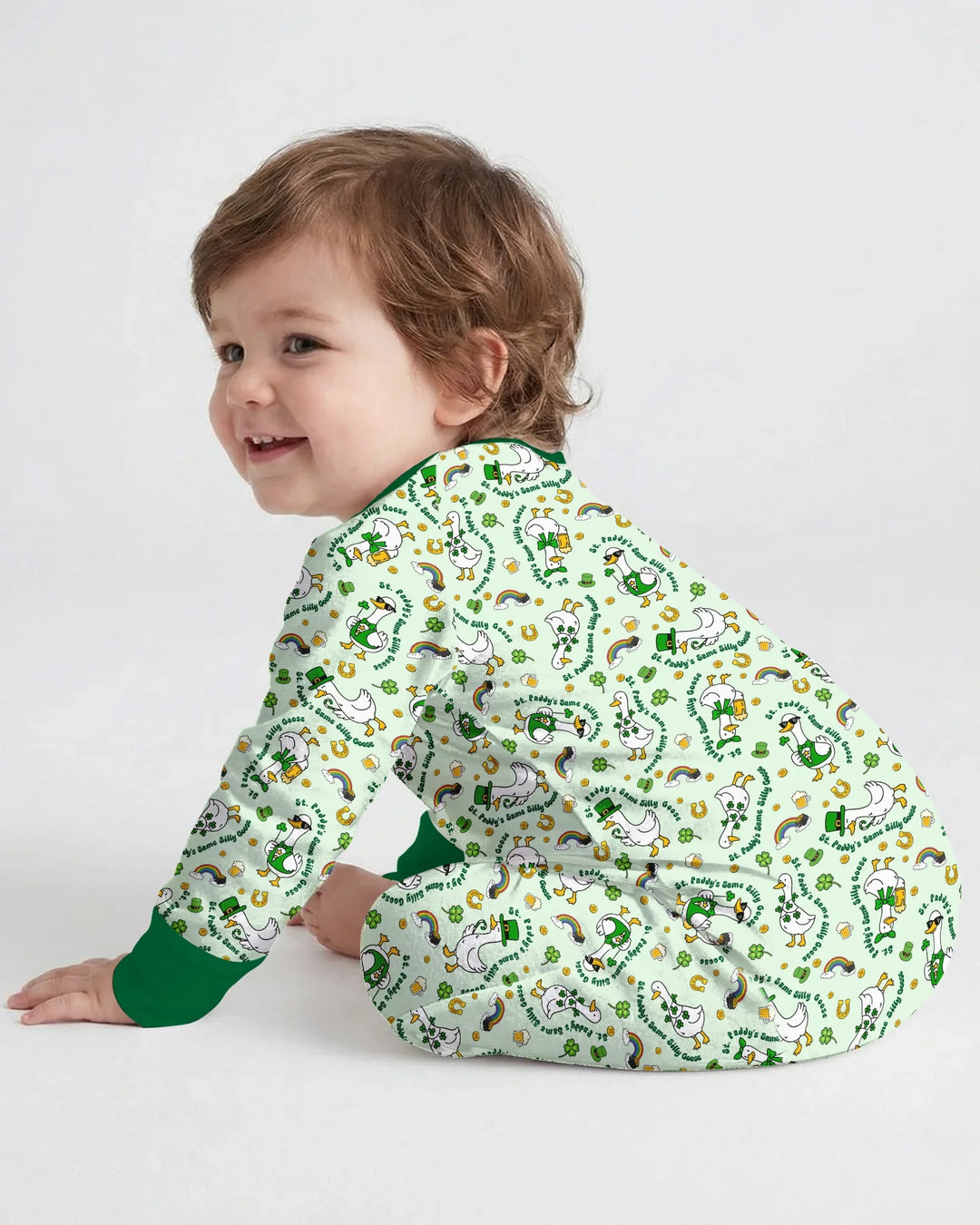 St. Patrick's Day Silly Goose Bamboo Convertible Zippy