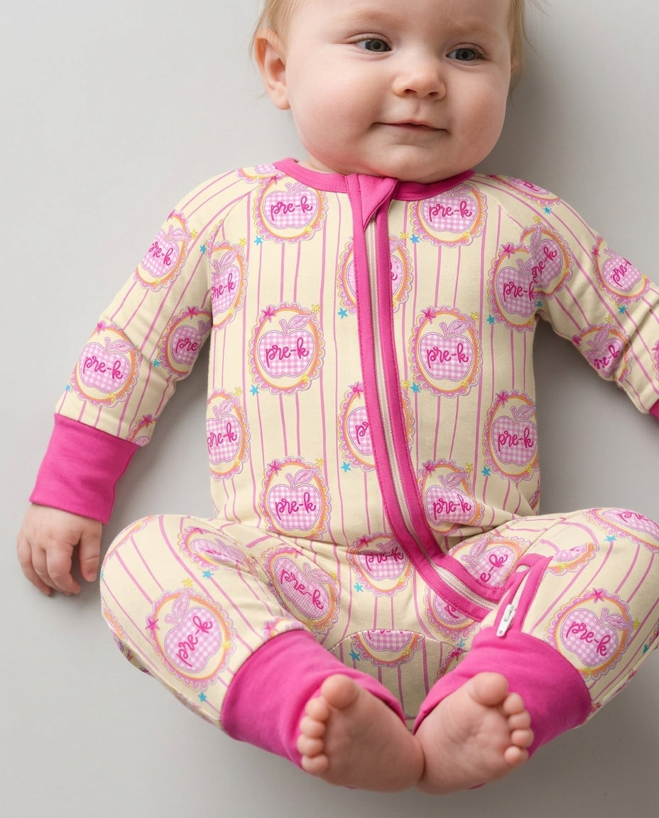 Custom Grade School Sweetie Bamboo Convertible Zippy