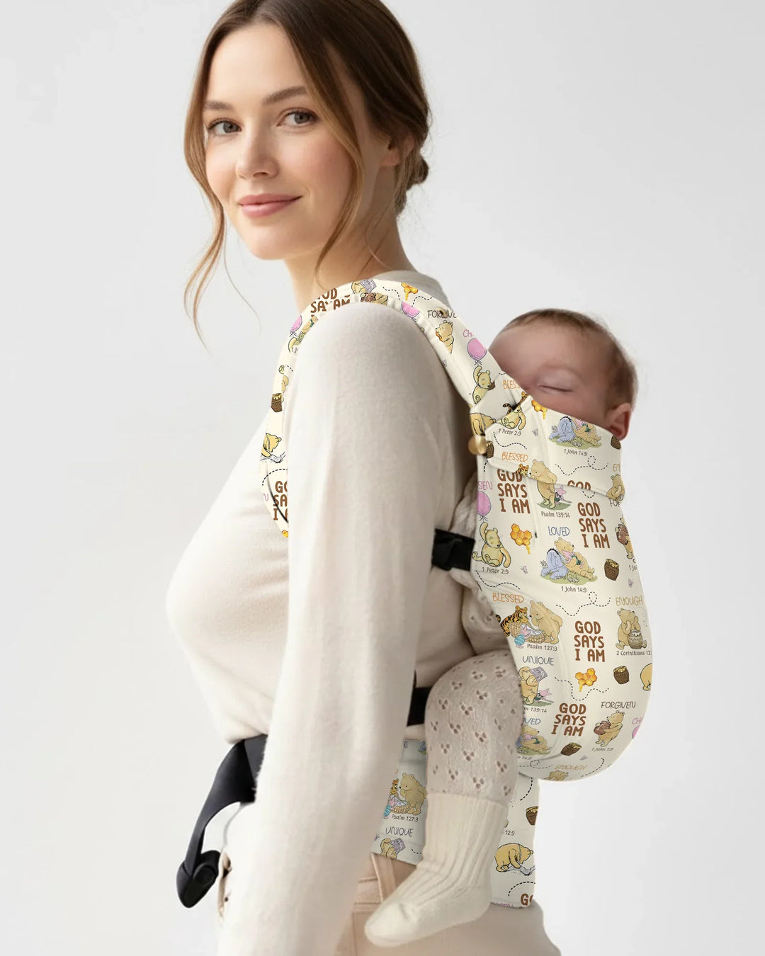 God Says I Am Bear & Honey Baby Carrier