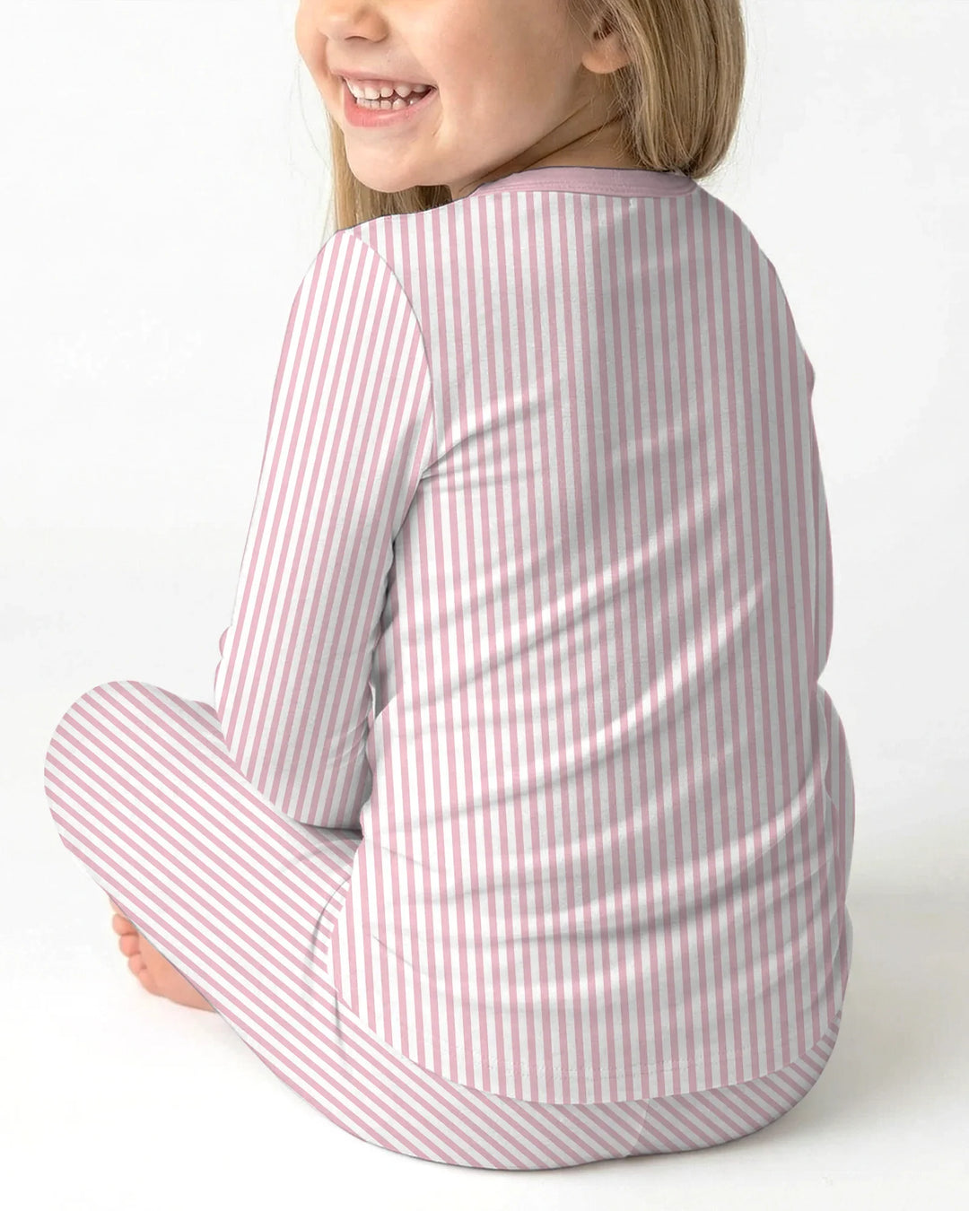 Embroidered Daddy's Little  Bamboo Two Piece Long Sleeve Pajama Set