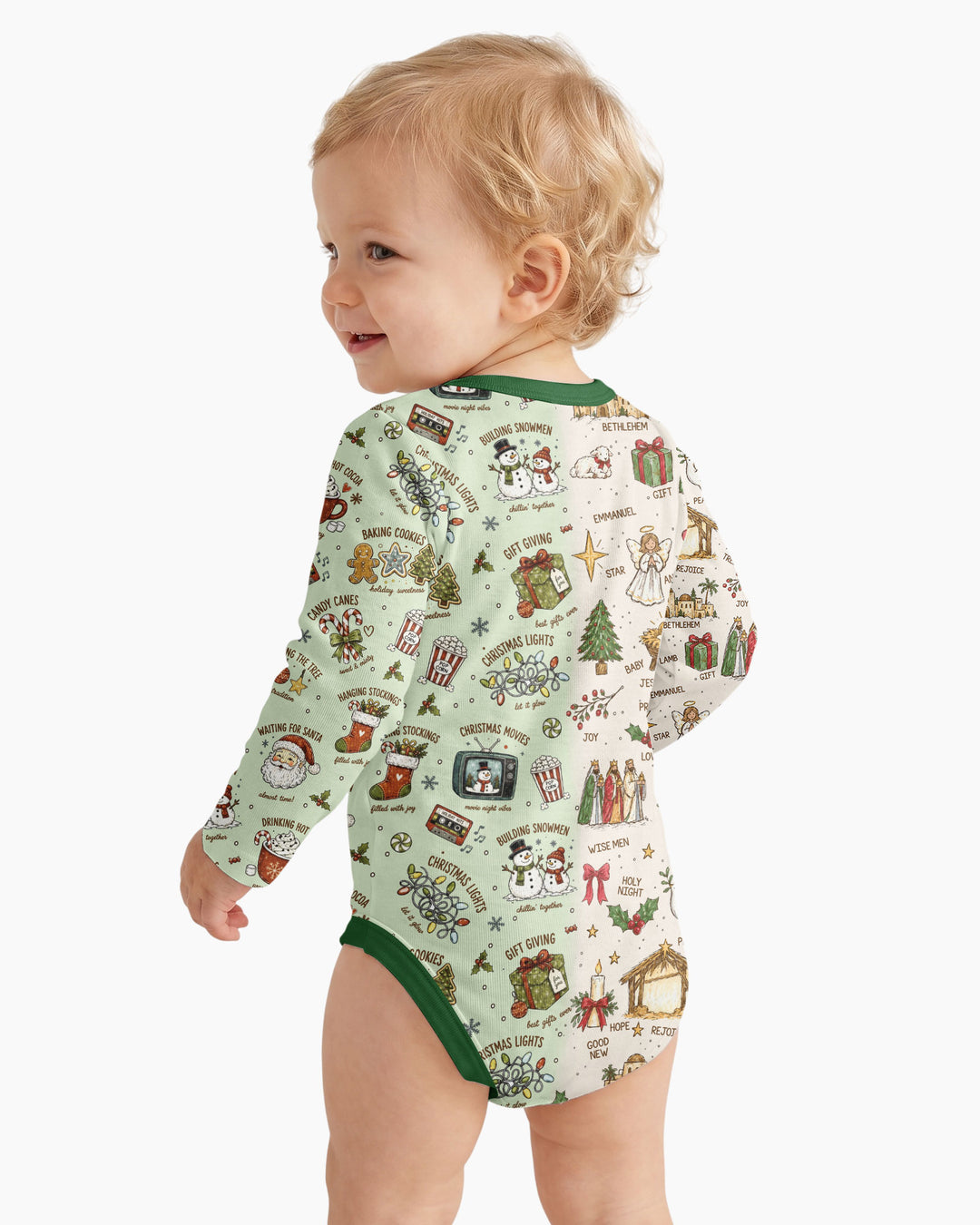 Jesus Is The Reason For The Season Family Matching Bamboo Bodysuit