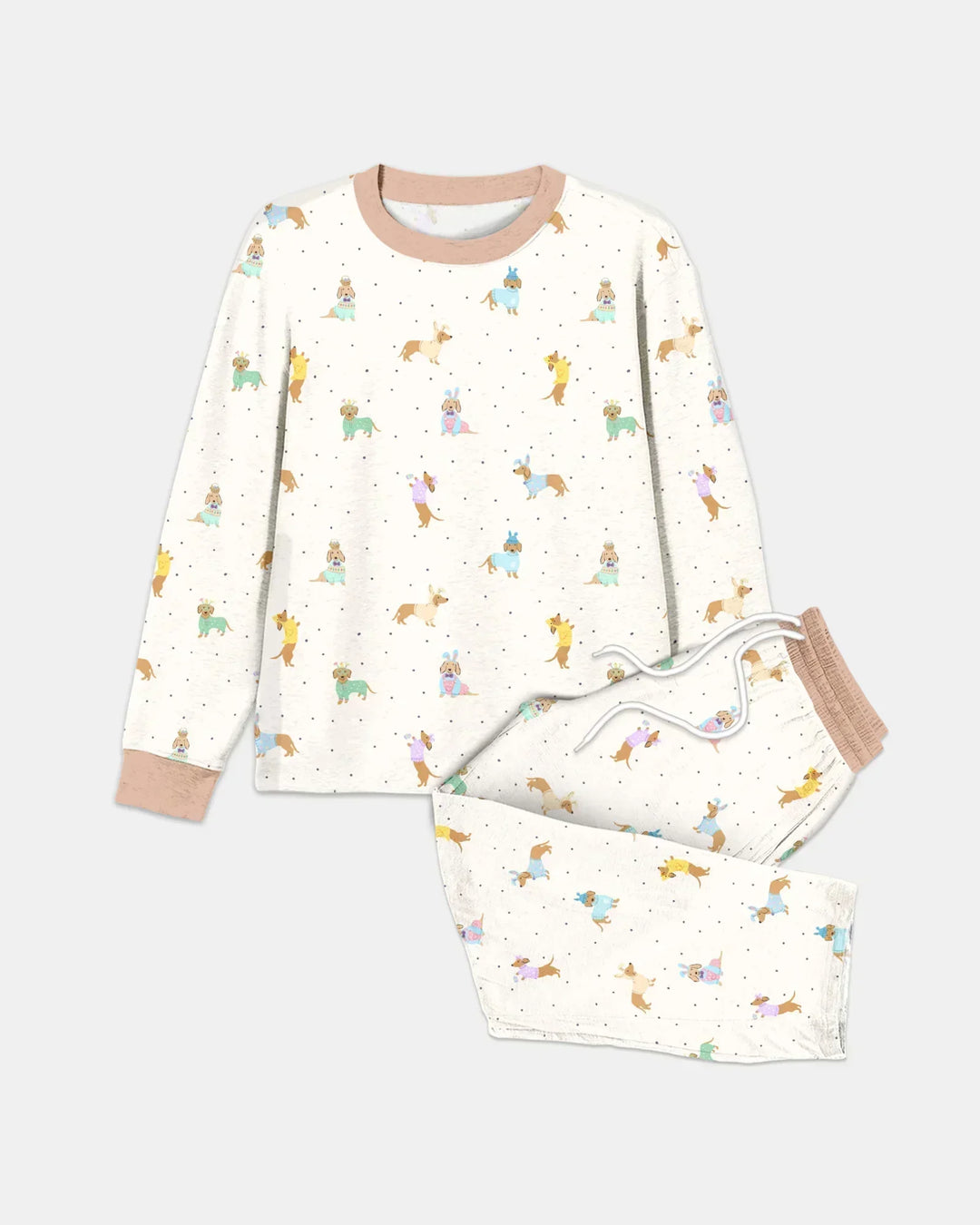 Easter Dachshund Bamboo Men's Pajama Set