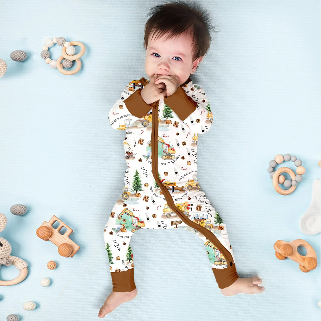 Construction Christmas Cookie Bamboo Convertible Zippy