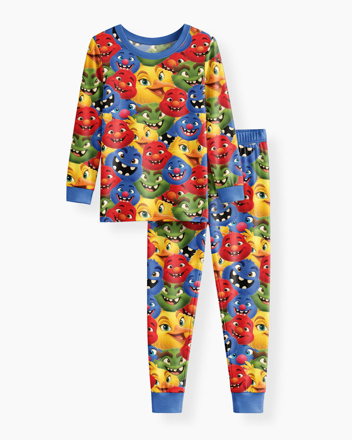 Let Have Some Fun Bamboo Two Piece Long Sleeve Pajama Set