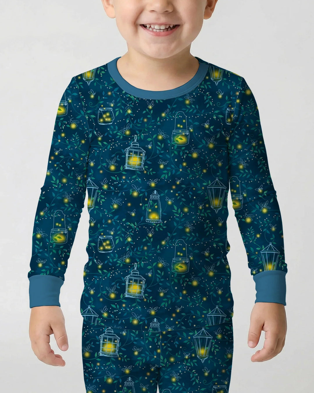 Firefly Evening Forest Bamboo Two Piece Long Sleeve Pajama Set