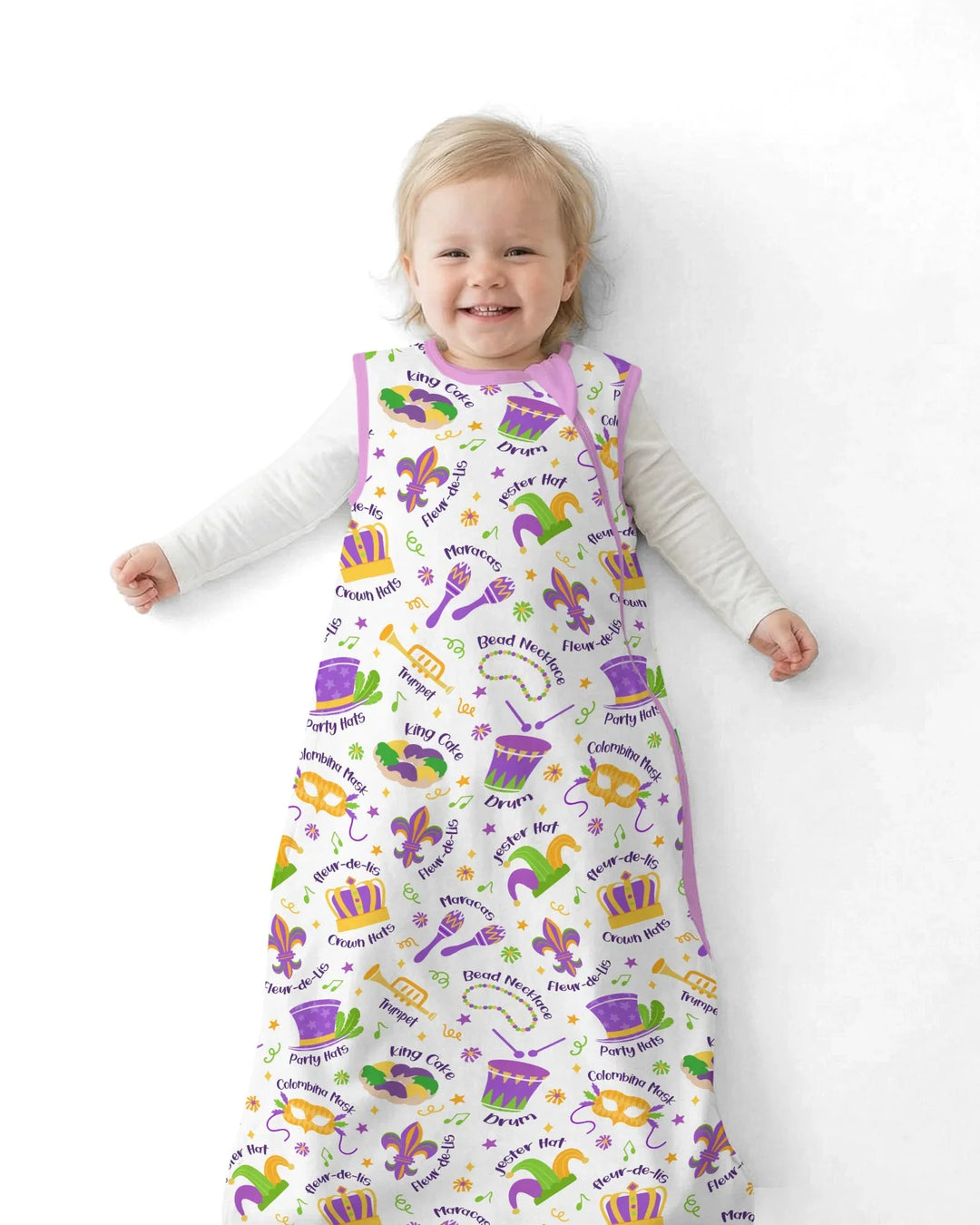 Mardi Gras Family Matching Bamboo Sleep Bag