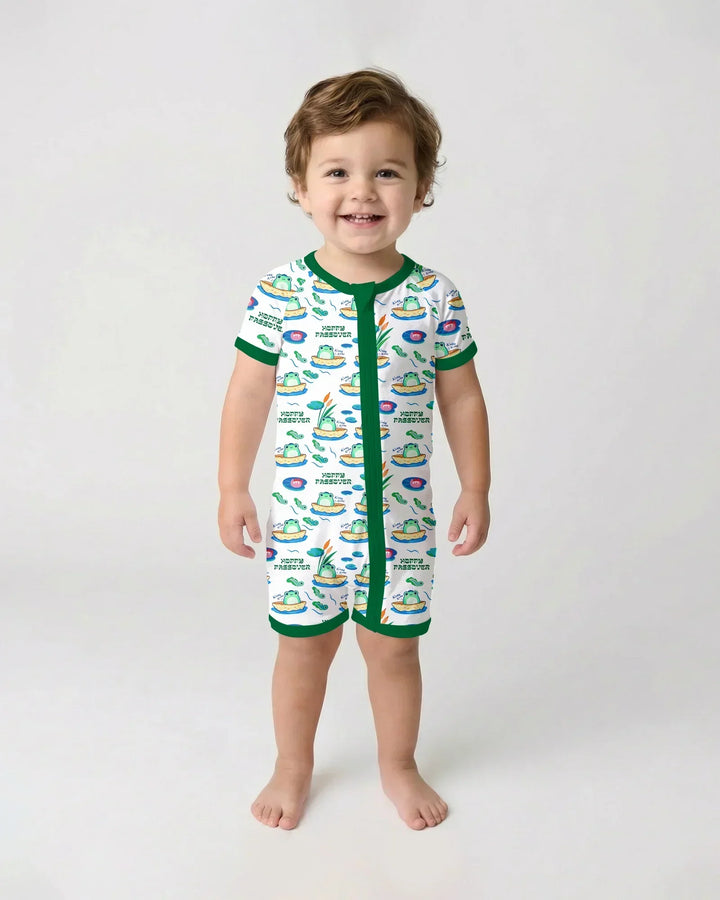 Hoppy Passover Family Matching Bamboo Shorty Zippy