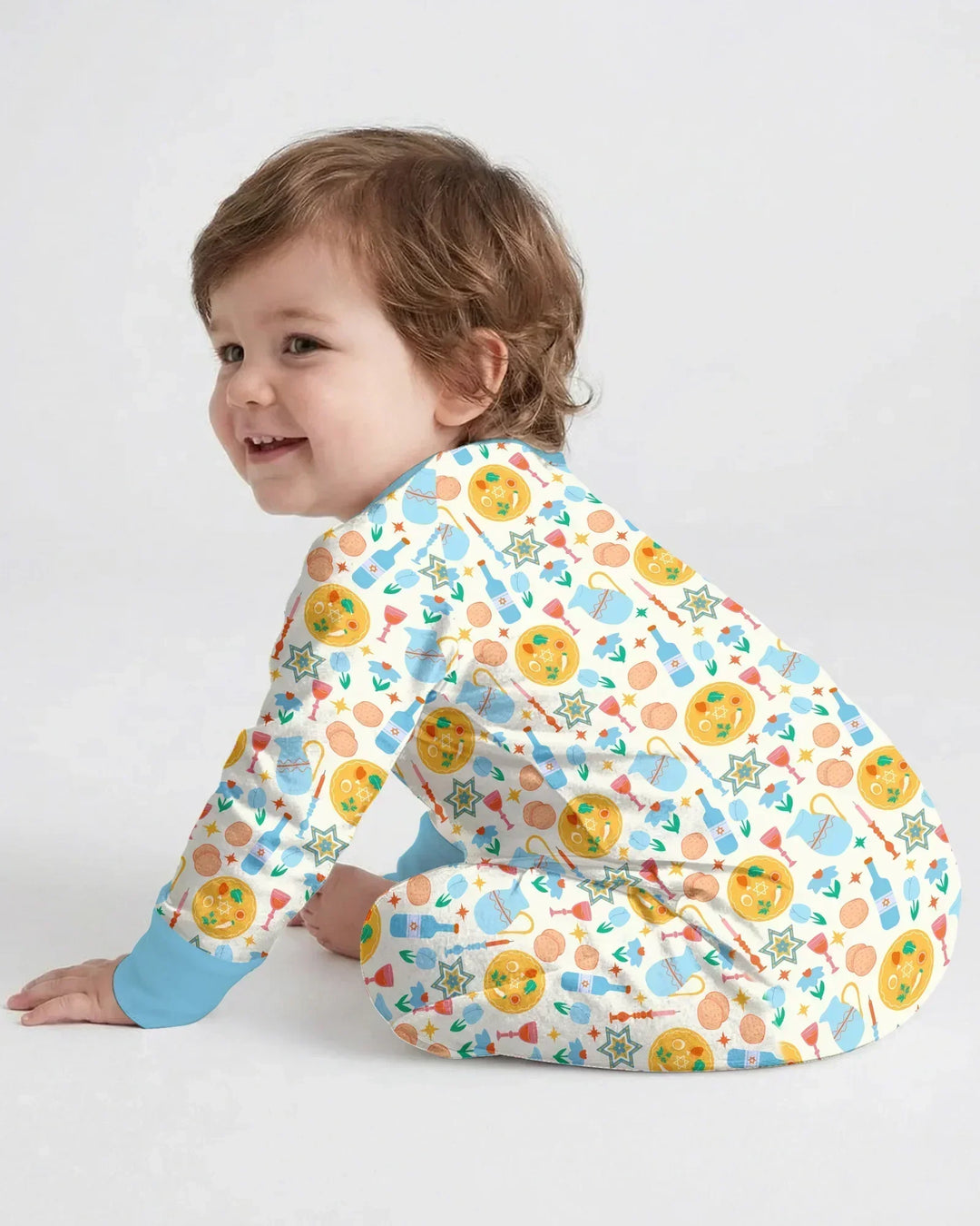 Pesach Sameach Matching Family Bamboo Convertible Zippy