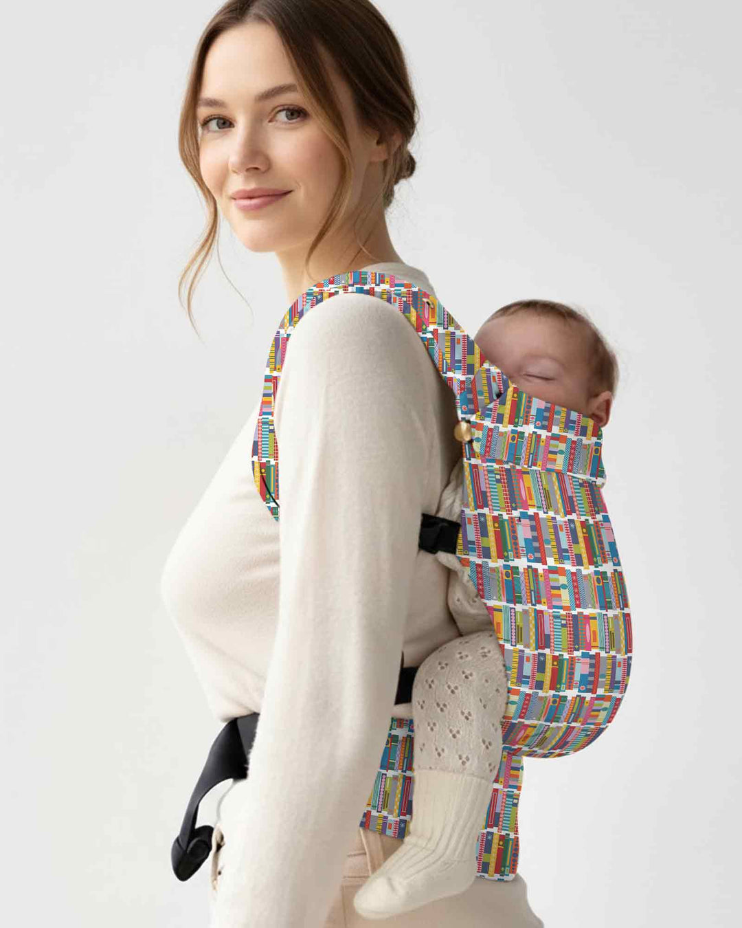 Rainbow Bookshelf Baby Carrier