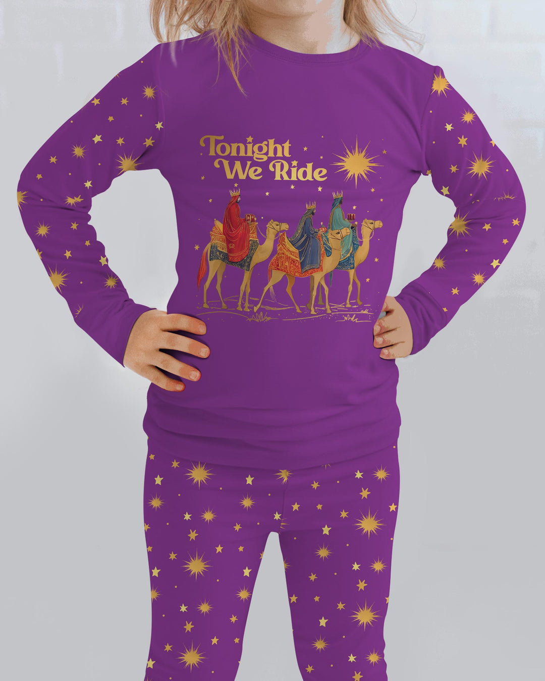 Tonight We Ride Bamboo Two Piece Long Sleeve Pajama Set