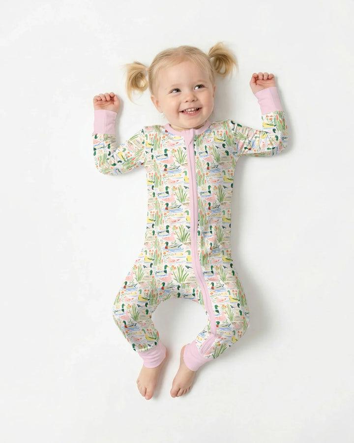 Whimsical Mallard Duck Bamboo Convertible Zippy