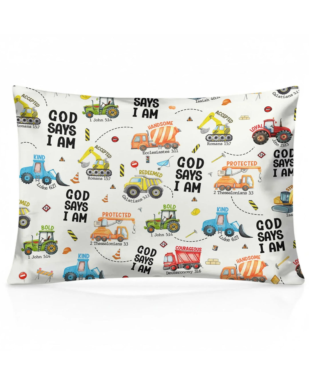 God Says I Am Boy Bamboo Pillow Case