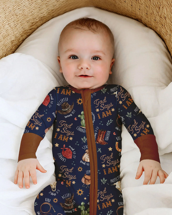God Says I Am Western Faith Bamboo Convertible Zippy