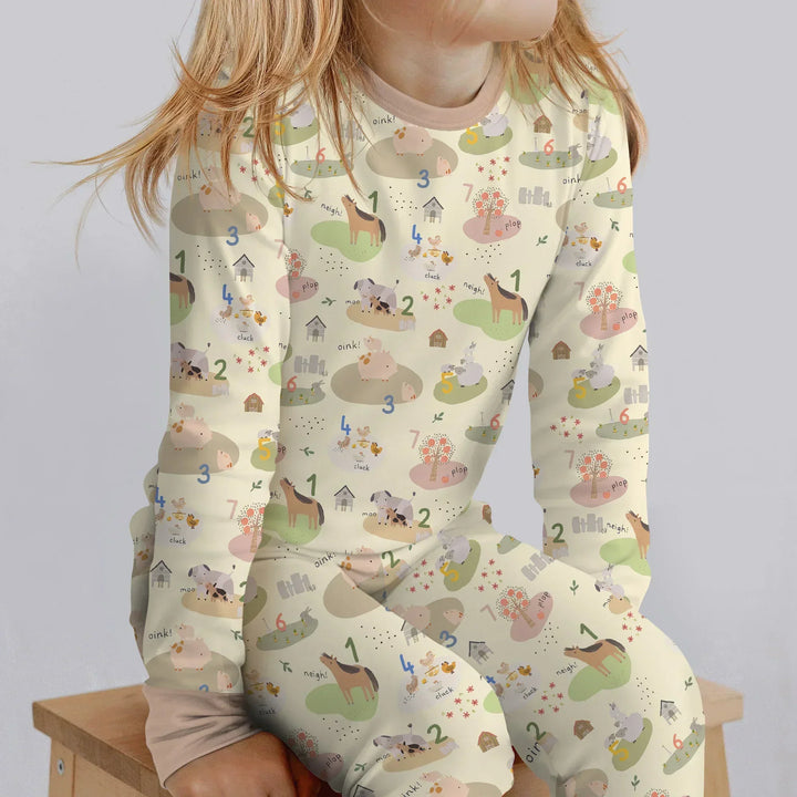 Farm Animal Counting Bamboo Convertible Zippy