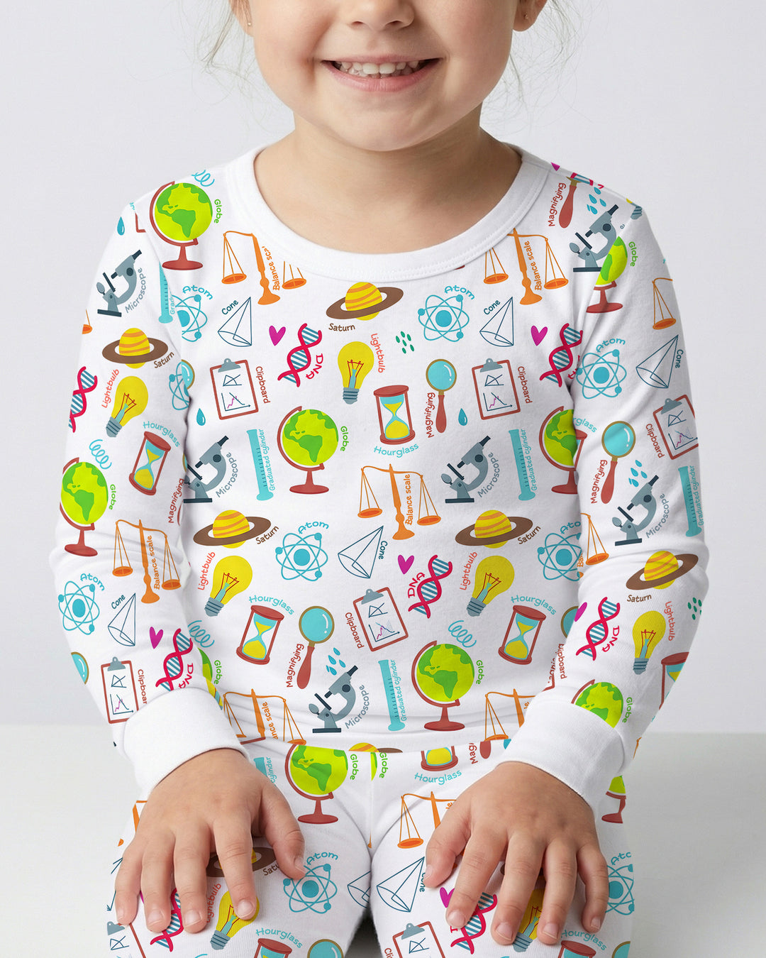Template Bamboo Two Piece Long Sleeve Pyjamas Set
