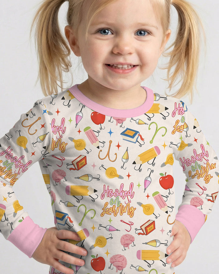 Template Bamboo Two Piece Long Sleeve Pyjamas Set