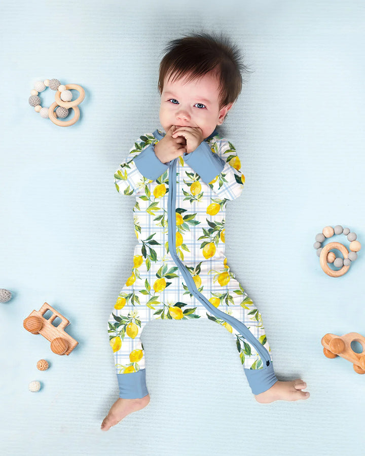 Mediterranean Lemons Family Matching Bamboo Convertible Zippy
