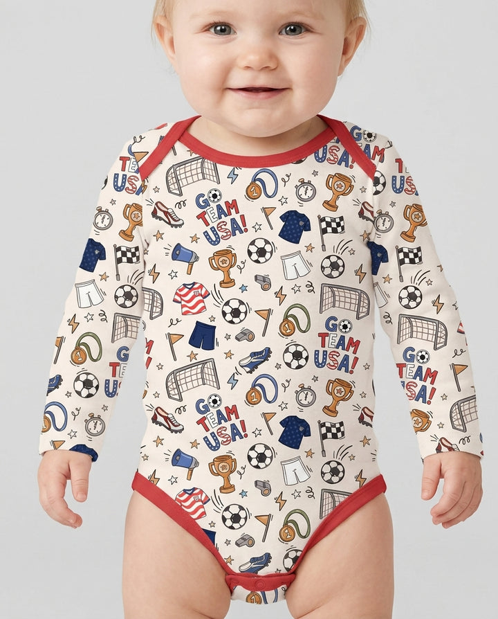 Soccer Go Team USA Bamboo Bodysuit