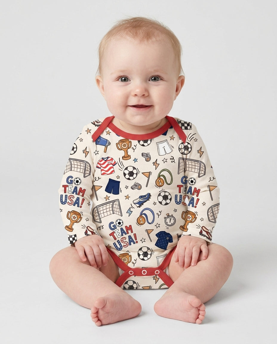 Soccer Go Team USA Bamboo Bodysuit